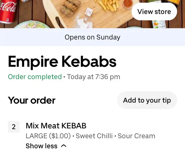 Empire Kebabs Warner