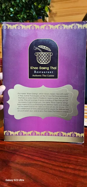Khao Gaeng Thai Restaurant