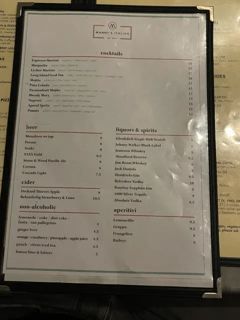 Manny's Italian