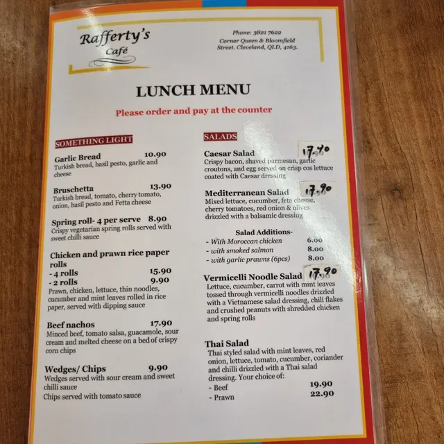 Raffertys Cafe