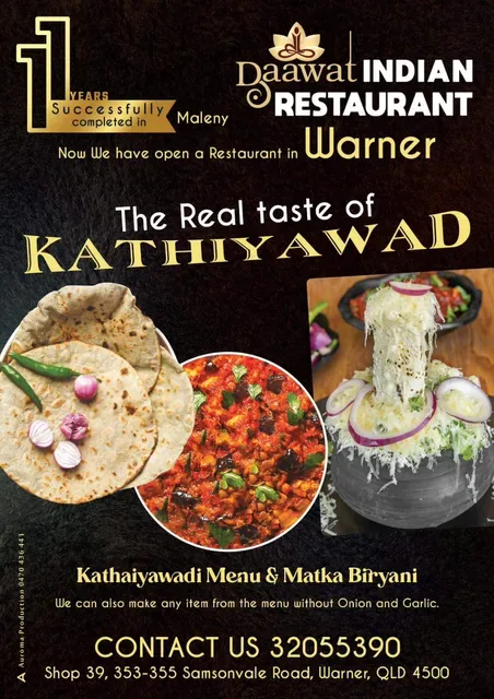Daawat INDIAN RESTAURANT - KATHIYAWADI (GUJARATI) FOOD