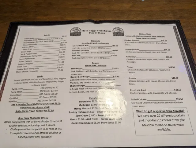 Bosshoggs Steakhouse