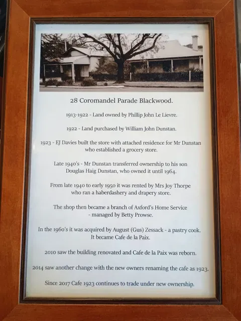 1923 Blackwood Cafe