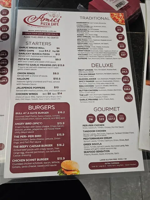 Amici Pizza Cafe