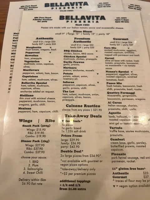 Bellavita Pizzeria