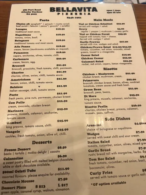 Bellavita Pizzeria
