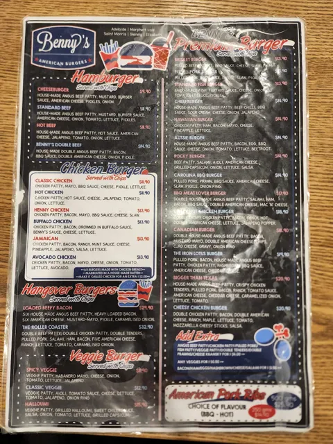 Benny's American Burger - Hindley Street