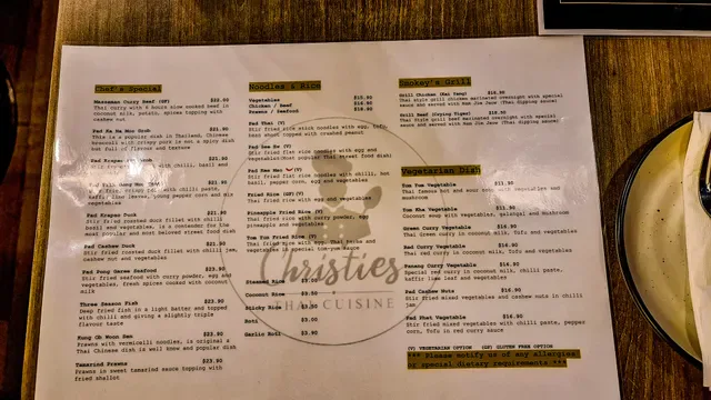 Christies Thai Cuisine