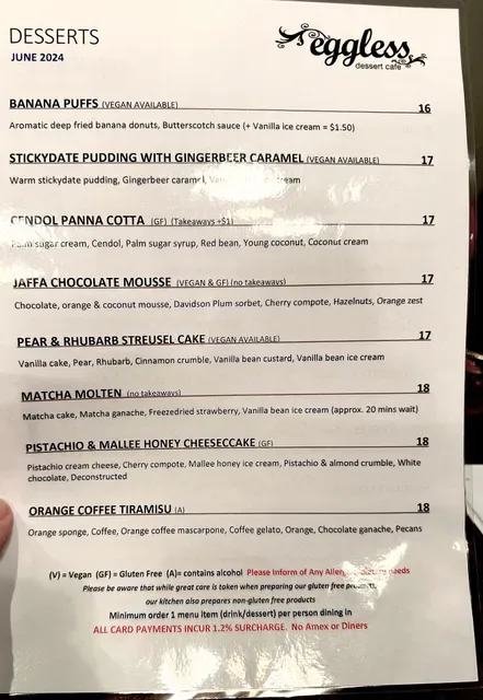 Eggless Dessert Cafe
