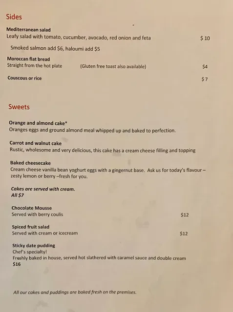 Inside Morocco Restaurant