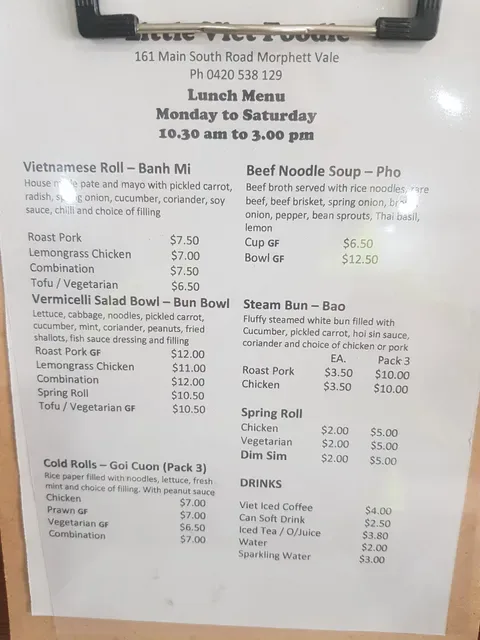 Little Viet Foodie Morphett Vale