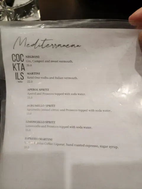 Mediterranean Cafe Ristorante
