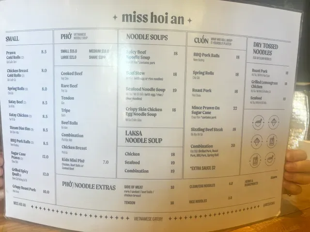 Miss Hoi An Vietnamese Eatery