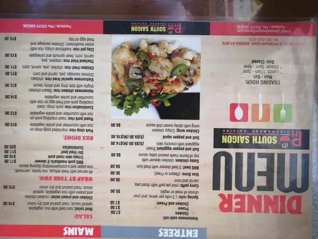 Pho South Saigon Vietnamese Cuisine