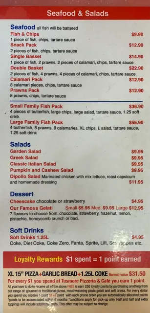 Tusmore Pizzeria and Cafe