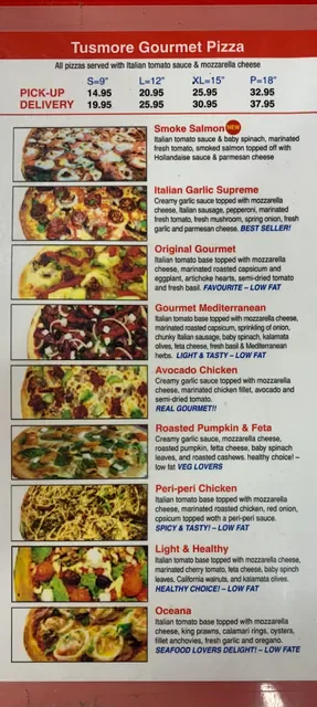 Tusmore Pizzeria and Cafe