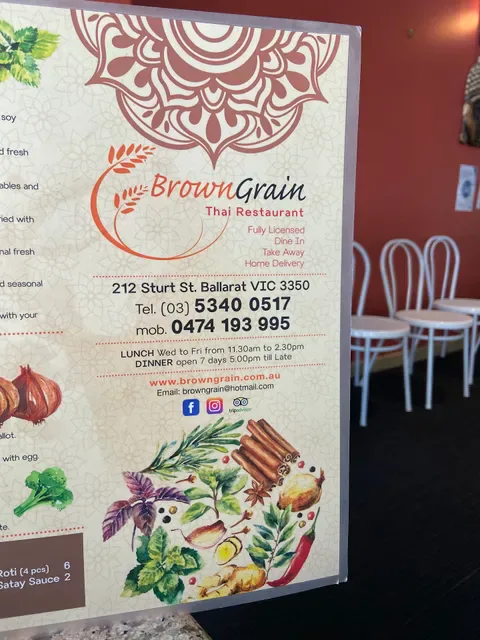 Brown Grain Thai Restaurant (Online Order Available)