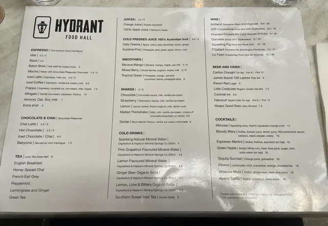 Hydrant Food Hall