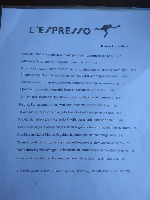 L'espresso
