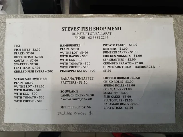 Steve's Fish Shop