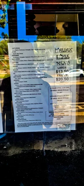 Nelson's Pizza Bendigo