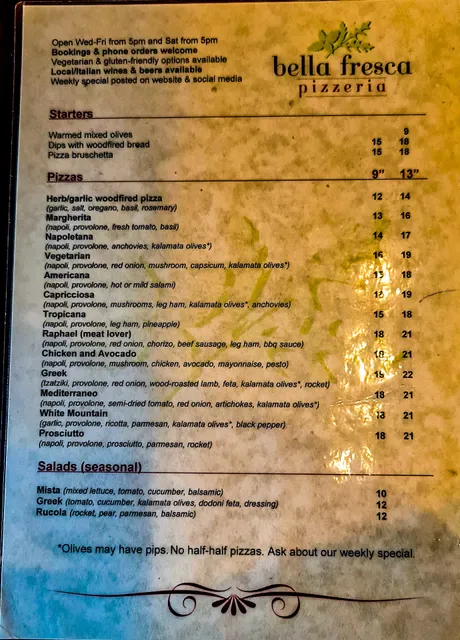 Bella Fresca Pizzeria