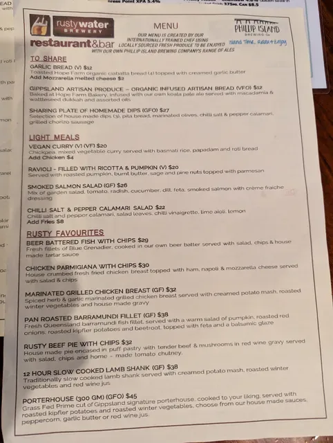 Rusty Water Brewery Restaurant & Bar