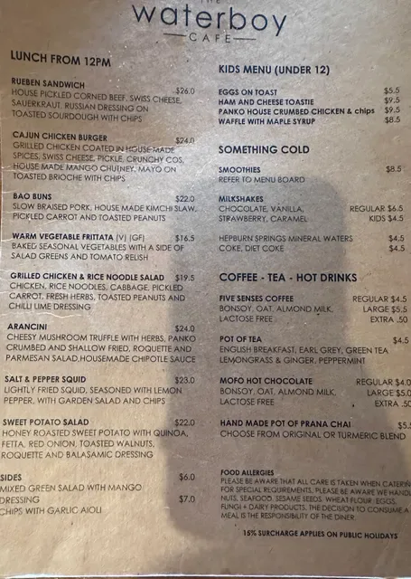 The Waterboy Cafe