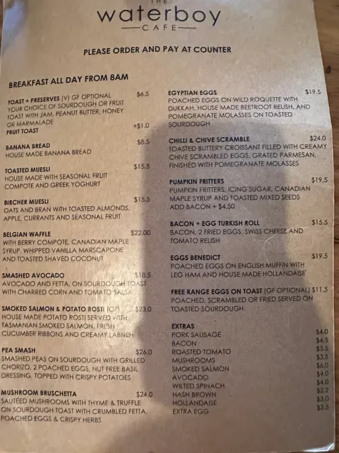 The Waterboy Cafe