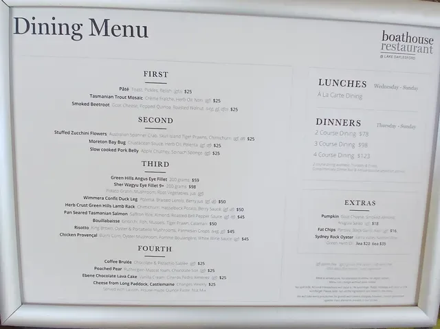Boathouse Restaurant Daylesford
