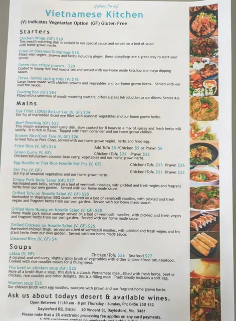 Hepburn Harvest Vietnamese Kitchen
