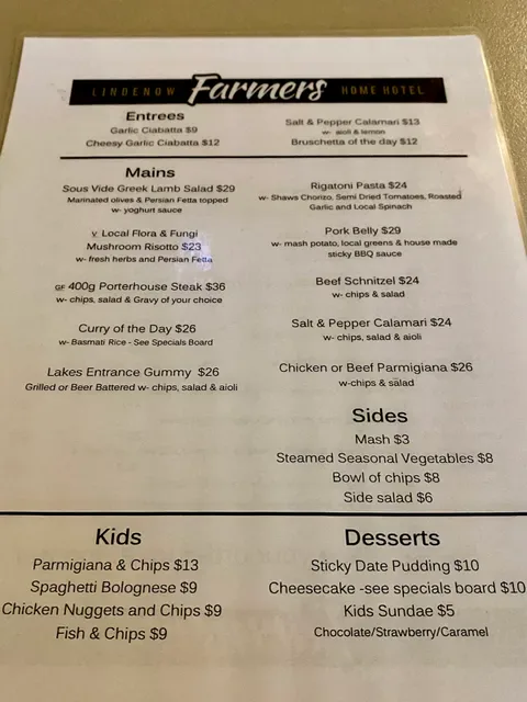 Lindenow Pub Farmers Home Hotel