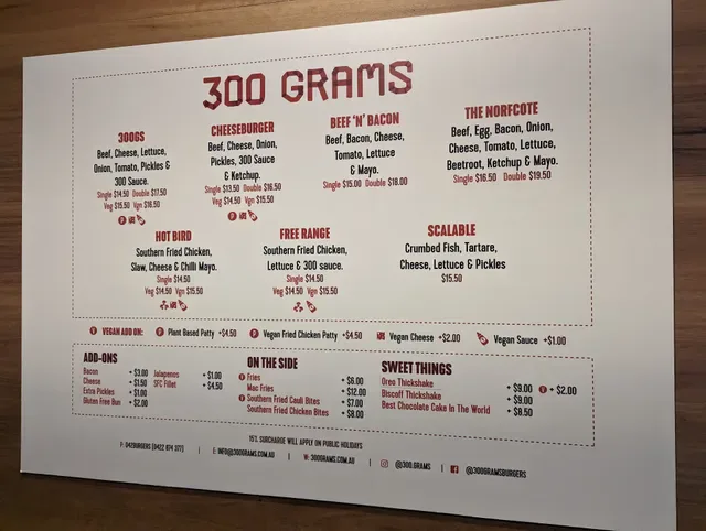 300 Grams
