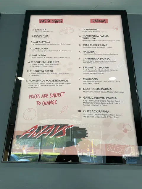 Ajays Pizzeria.