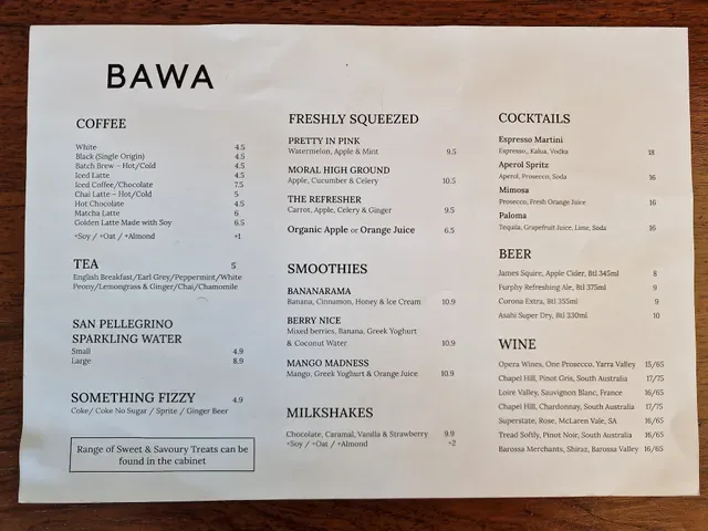 Bawa Cafe Hawthorn