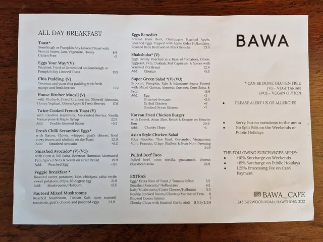 Bawa Cafe Hawthorn