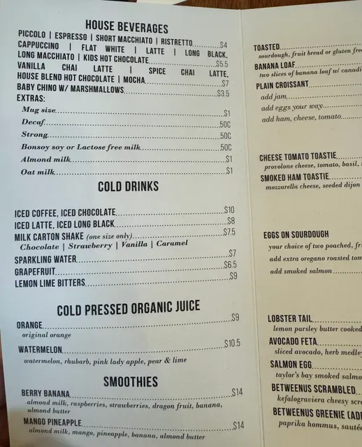 BetweenUs Coffee Food Wine