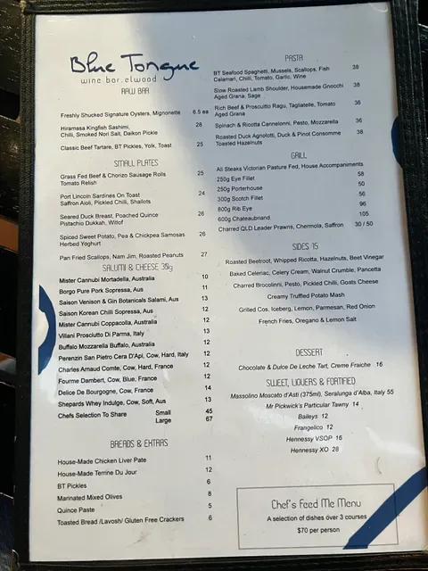 Blue Tongue Bar + Kitchen