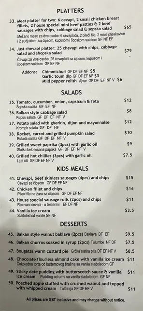Chevapi Grill Balkan Kitchen