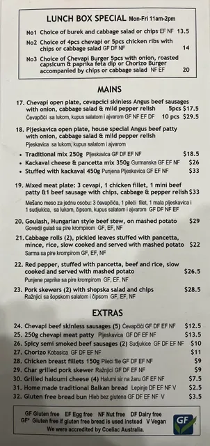 Chevapi Grill Balkan Kitchen