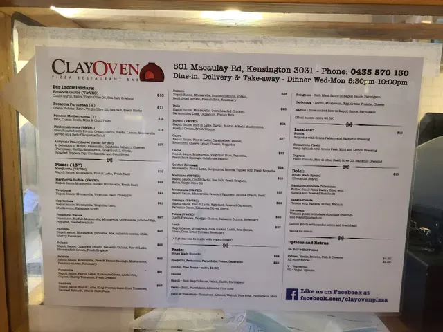Clay Oven Pizza