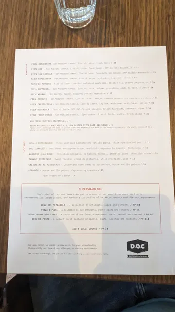 D.O.C St Kilda - Pizza & Pasta Bar