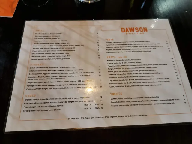 Dawson Neighbourhood Italian