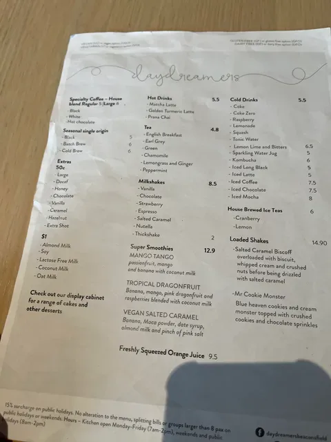 daydreamers Cafe