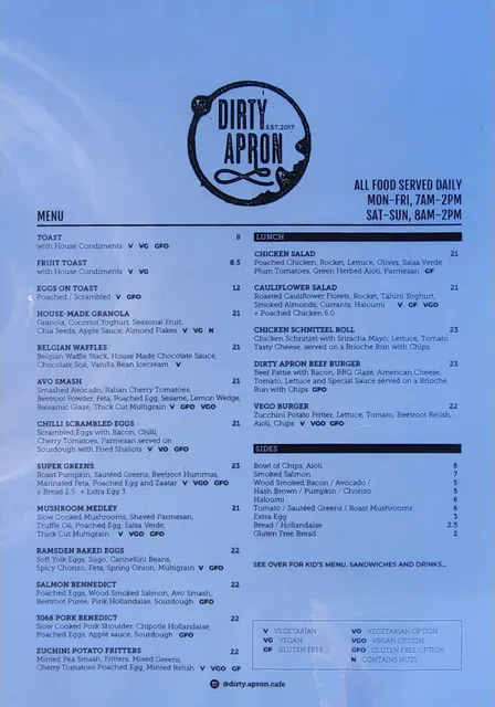 Dirty Apron Cafe