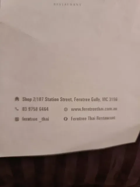 Ferntree Thai Restaurant