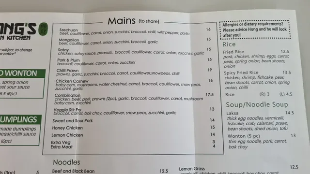 Hong’s Asian Kitchen