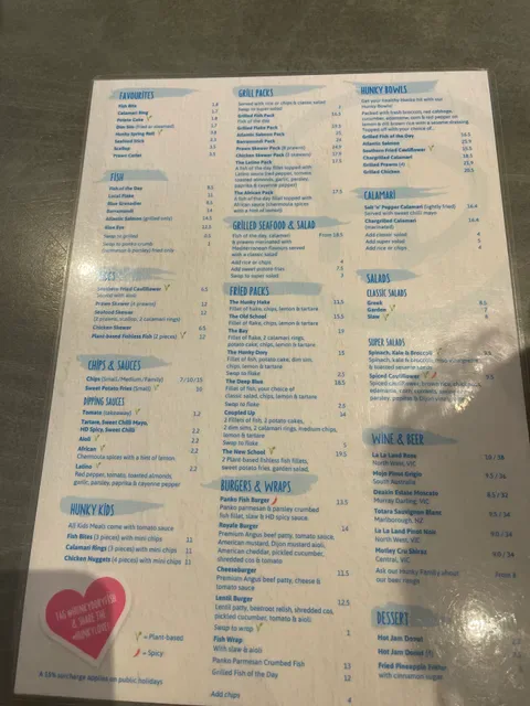 Hunky Dory Fish & Chips Bentleigh