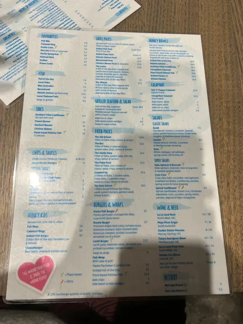 Hunky Dory Fish & Chips Templestowe Lower