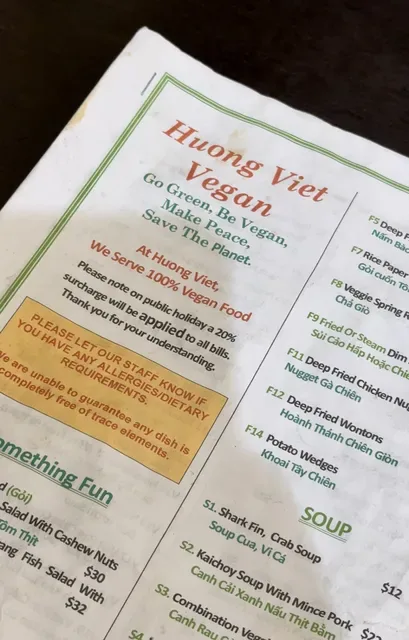 Huong Viet Vegan